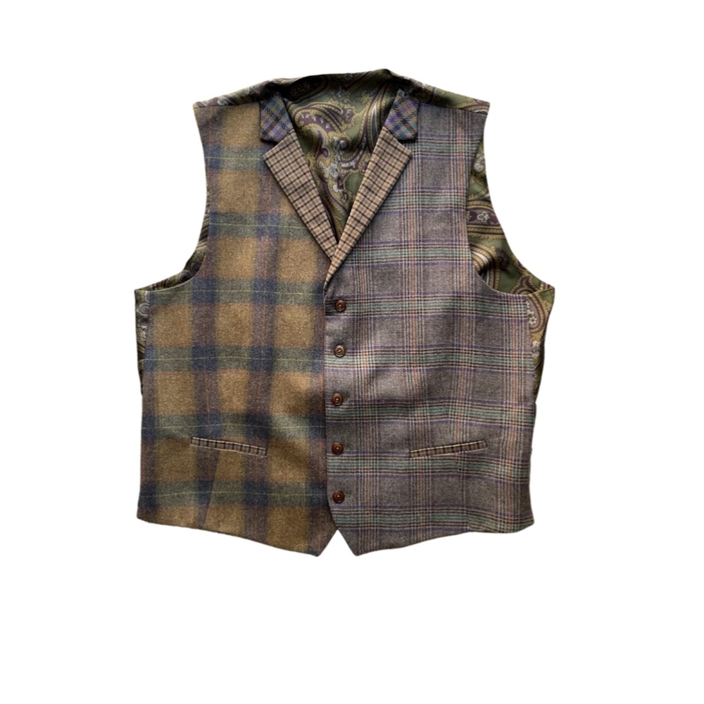 Mens ETRO Wool and silk Vest